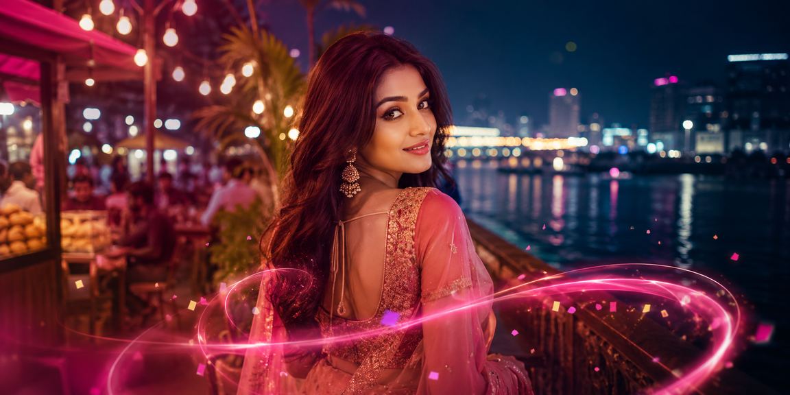 ঢাকায় সমুদ্র সৈকতের পটভূমিতে মোবাইল পেমেন্ট ব্যবহারকারী